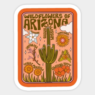 Arizona Wildflowers Sticker